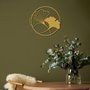 Wallity Ginkgo Leaf Metal Wall Art - APT620 Dorado
